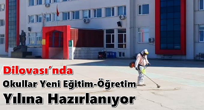 Dilovası’nda Okullar Yeni Eğitim-Öğretim Yılına Hazırlanıyor