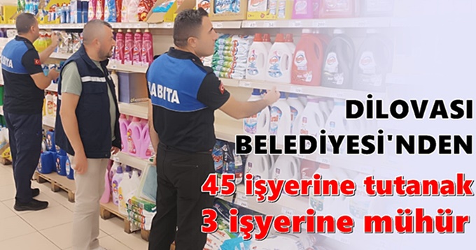 Dilovası’nda Zabıta Ekiplerinden Geniş Çaplı Denetim