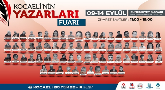 Kocaeli’nin yazarları okurlarıyla buluşuyor
