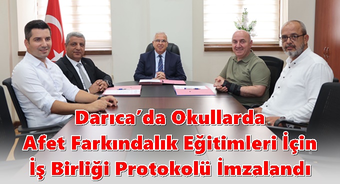 Darıca’da Okullarda Afet Farkındalık Eğitimleri İçin İş Birliği Protokolü İmzalandı