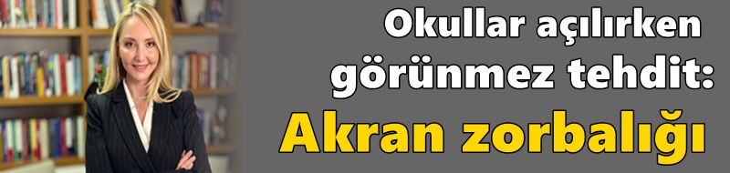 Her 3 çocuktan 1’i akran zorbalığına uğruyor