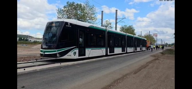 Stada gidecek tramvayda soğuk testler yapılıyor