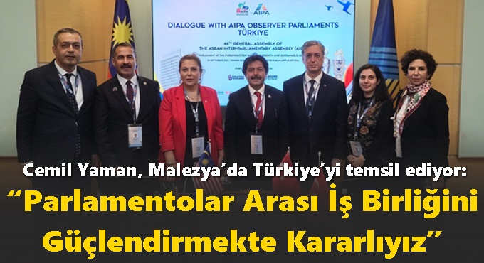 Cemil Yaman, Malezya’da Türkiye’yi temsil ediyor