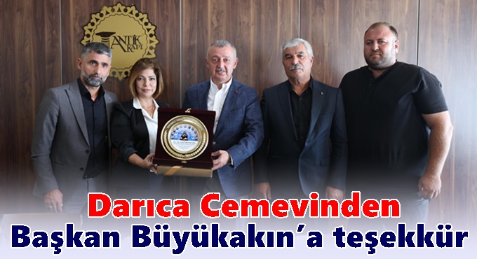 Cemevlerinden Başkan Büyükakın’a teşekkür