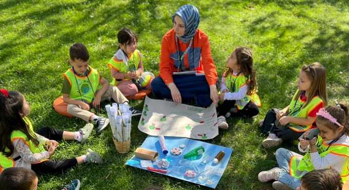 Oyunla öğrendiler, doğayla bağ kurdular