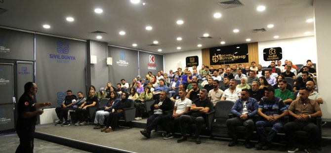 Büyükşehir’den 1084 personele acil durum eğitimi