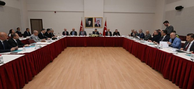 Karayolu Trafik Güvenliği İl Yürütme Kurulu Toplantısı Vali Aktaş Başkanlığında Gerçekleştirildi