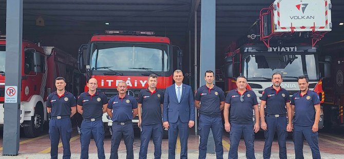 BAŞKAN SEZER KAHRAMAN İTFAİYECİLERİN HAFTASINI KUTLADI