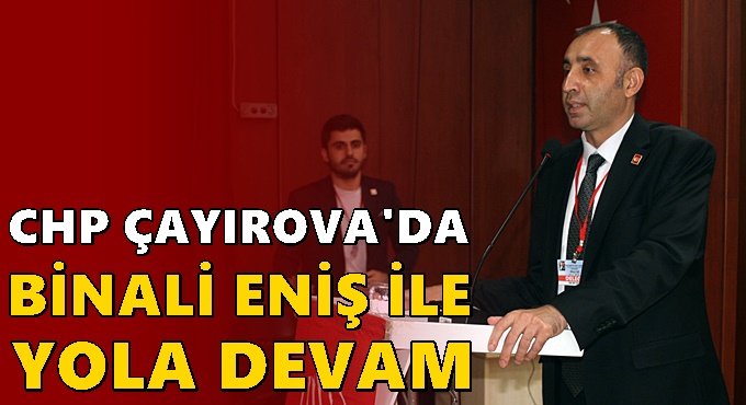 CHP Çayırova Eniş İle devam