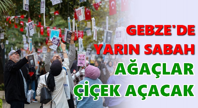 Gebze’de “Ağaçlar Kitap Açıyor” Etkinliği