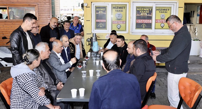 Başkan Söğüt, taksicilerle buluştu