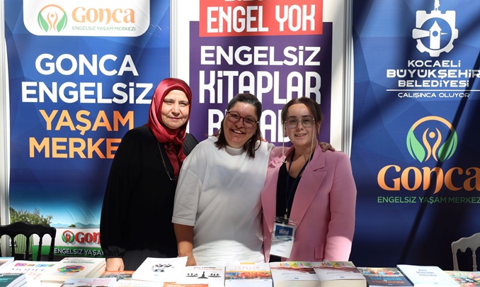 Gonca’dan kitap fuarında anlamlı stant