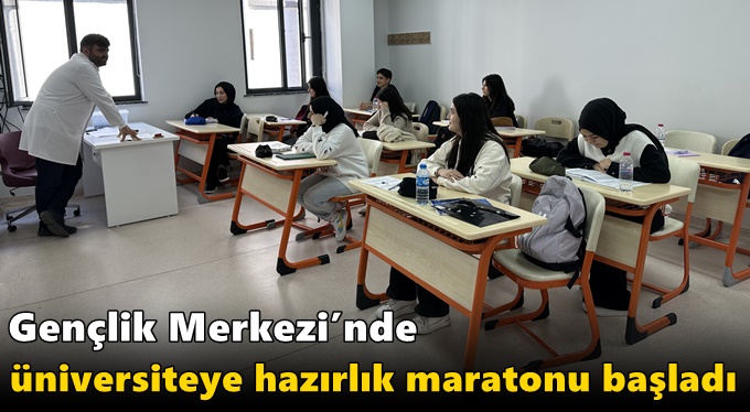 Çayırova Gençlik Merkezi’nde üniversiteye hazırlık maratonu başladı