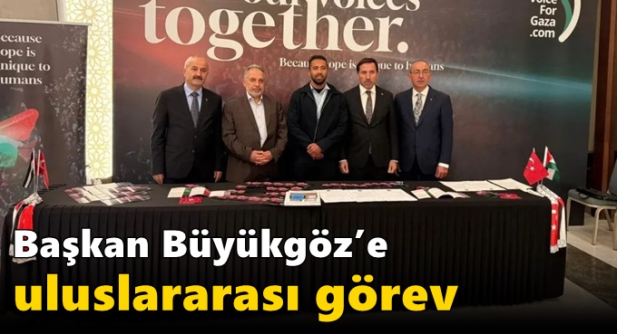 Başkan Büyükgöz’e Uluslararası Görev