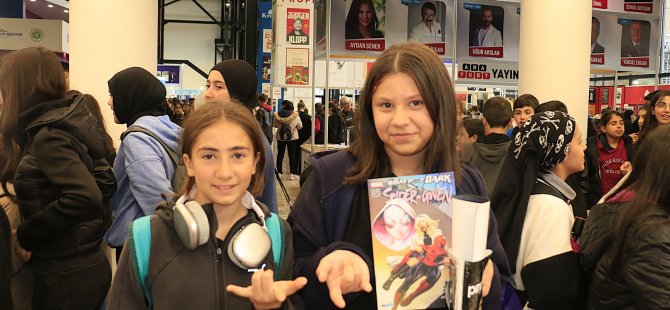 Kitap Fuarı’nda çocukların çizgi roman sevgisi