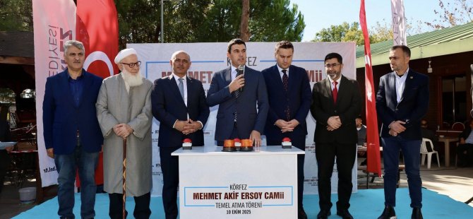 Mehmet Akif Ersoy Camii’nin temeli atıldı