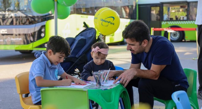 UlaşımPark standı miniklerin gözdesi oldu