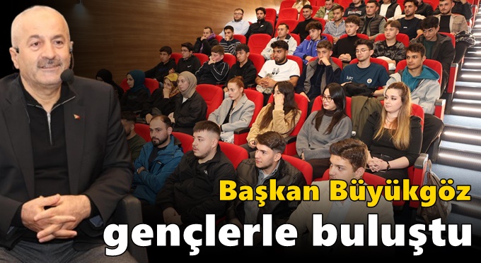 Başkan Büyükgöz Gençlerle Buluştu