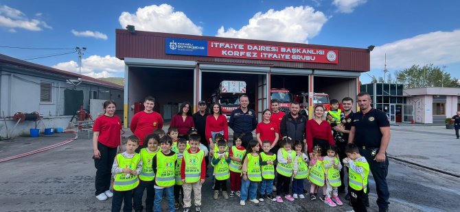 Öğrenciler itfaiyecilik mesleğini yakından tanıdı
