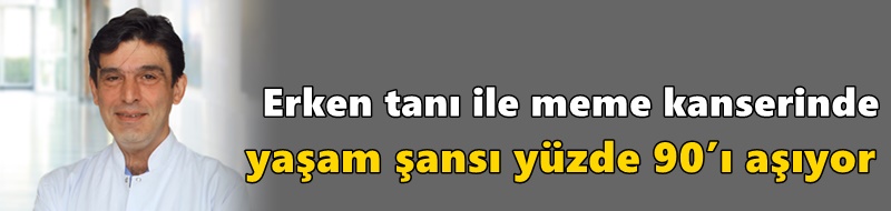 Erken tanı ile meme kanserinde yaşam şansı yüzde 90’ı aşıyor