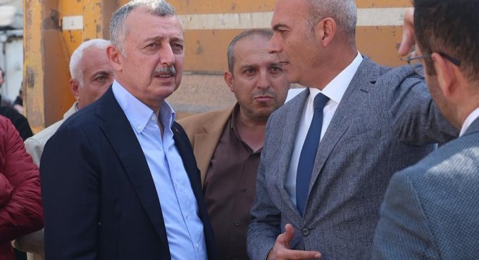 Başkan Büyükakın, Kuruçeşme Merkez Camii inşaat alanını inceledi: Yeni cami 1091 kişilik olacak