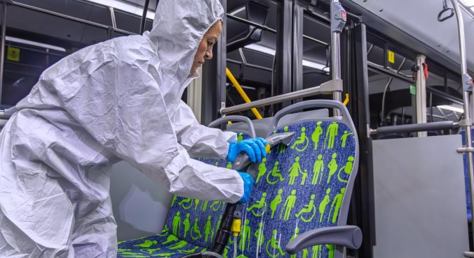 UlaşımPark otobüslerinde hijyen ön planda