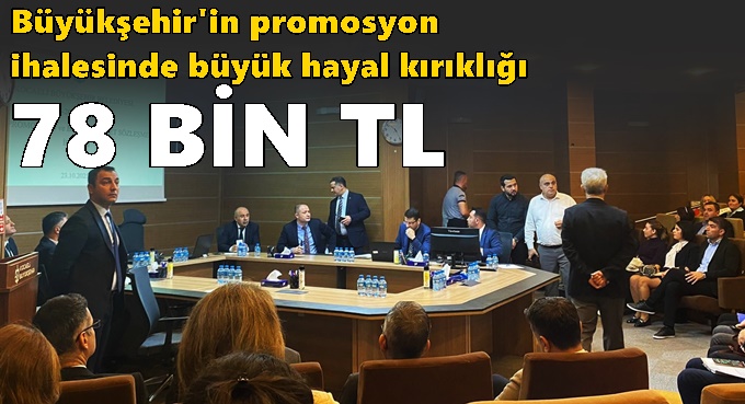 Kocaeli Büyükşehir’in promosyon ihalesinde büyük hayal kırıklığı: 78 bin TL!
