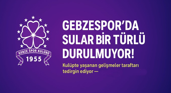 Gebzespor’da Fırtına: Teknik Ekip Görevden Alındı, Taraftar Merakta