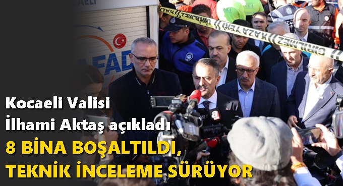 ÇEVREDE Kİ 8 BİNA BOŞALTILDI!