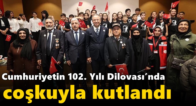 Cumhuriyetin 102. Yılı Dilovası’nda Coşkuyla Kutlandı