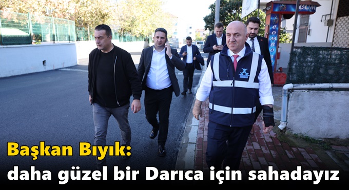 DARICA’DA MODERN VE KONFORLU YOLLAR İÇİN ÇALIŞMALAR TÜM HIZLA SÜRÜYOR