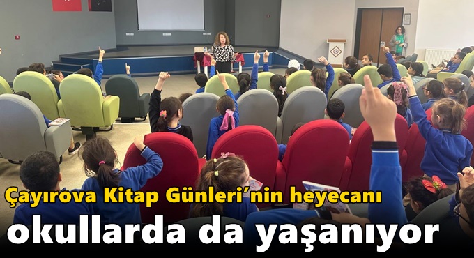 Çayırova Kitap Günleri’nin heyecanı okullarda da yaşanıyor