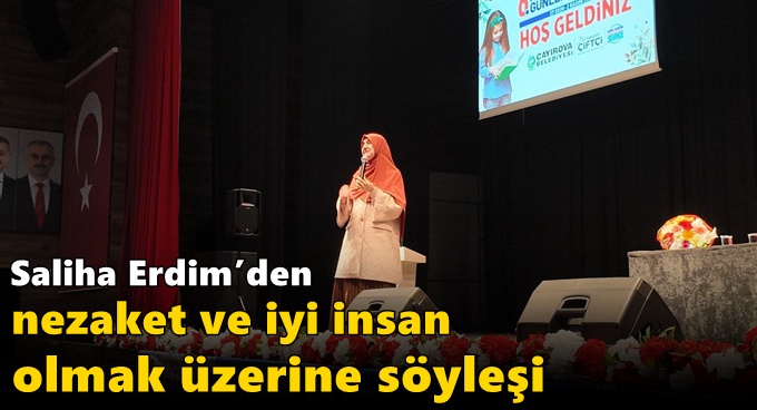 Saliha Erdim’den nezaket ve iyi insan olmak üzerine söyleşi