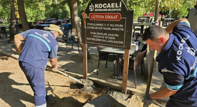 Ormanya’da oyun gruplarına periyodik bakım