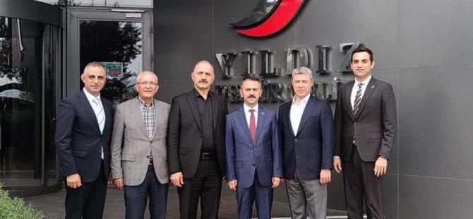 Vali İlhami Aktaş’tan Yıldız Demir Çelik’e Ziyaret