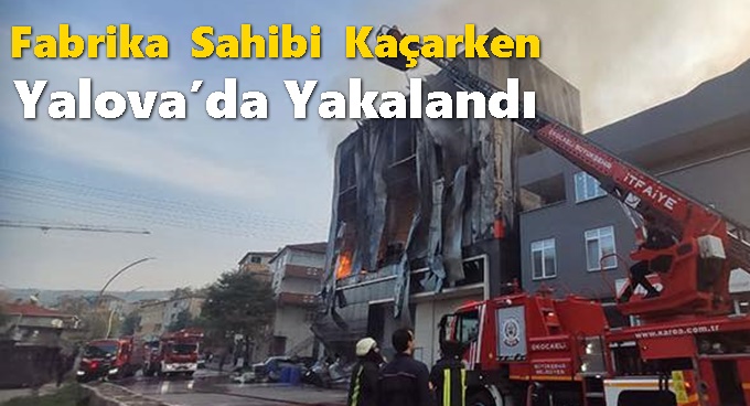 Fabrika Sahibi Kaçarken Yalova’da Yakalandı
