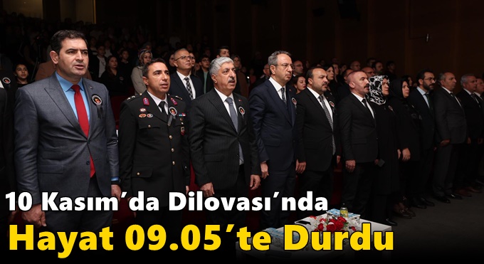 Dilovası’nda Atatürk, Ebediyete İntikalinin 87. Yılında Özlem ve Minnetle Anıldı