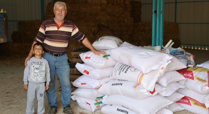 Büyükşehir’den yangın mağduru üreticilere destek