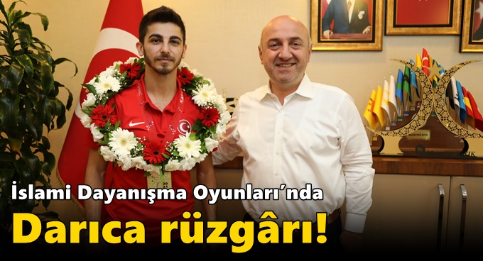 DARICA BELEDİYESİ’NİN MİLLİ SPORCULARI İSLAMİ DAYANIŞMA OYUNLARI’NDA ZİRVEDE