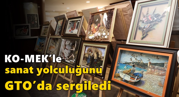 KO-MEK’le sanat yolculuğunu GTO’da sergiledi