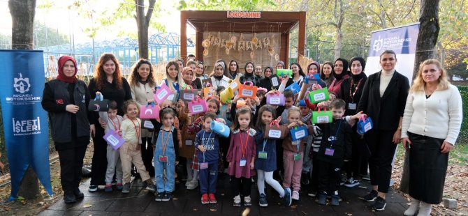 Çocuklar deprem gerçeğini oyunlarla öğrendi