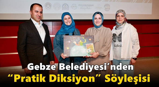 Gebze Belediyesi’nden “Pratik Diksiyon” Söyleşisi