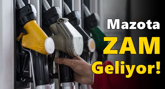 Mazota Cuma Zam Geliyor!