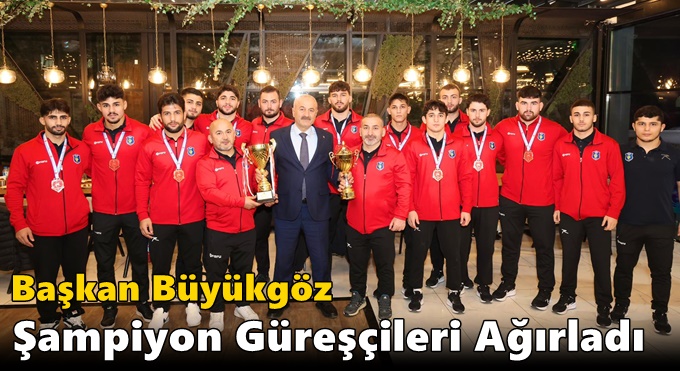 Başkan Büyükgöz’den Güreş Takımına Tebrik