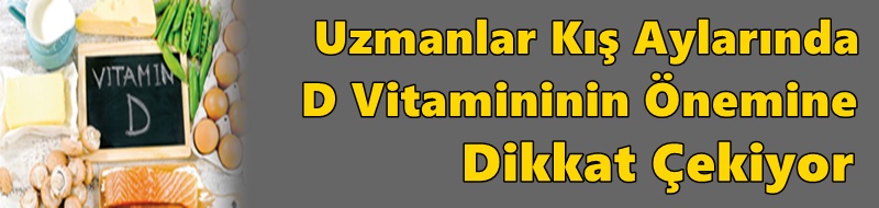 Uzmanlar Kış Aylarında D Vitamininin Önemine Dikkat Çekiyor