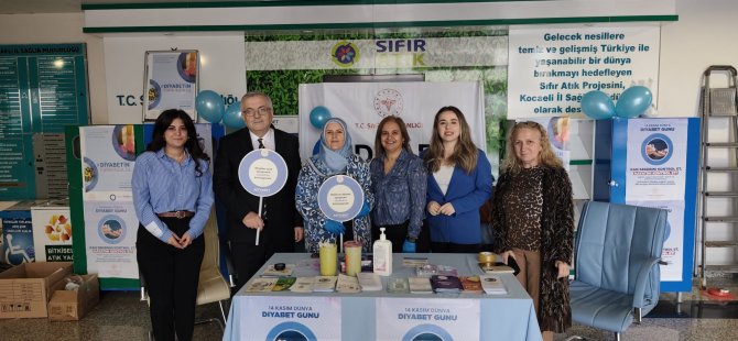 Kocaeli Valiliği Yerleşkesinde Dünya Diyabet Günü Etkinliği