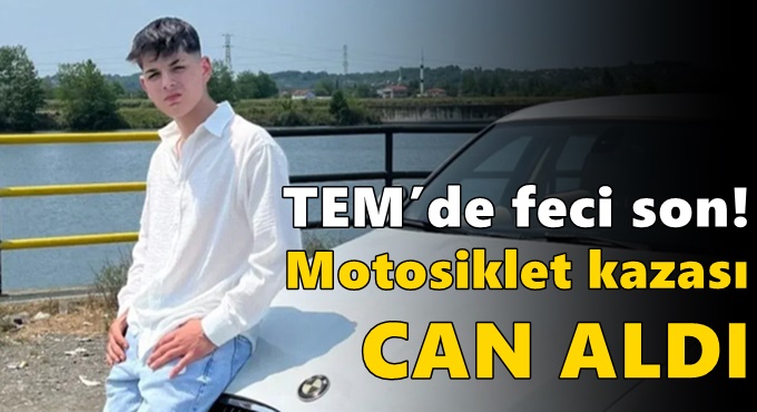 Motosiklet kazası can aldı