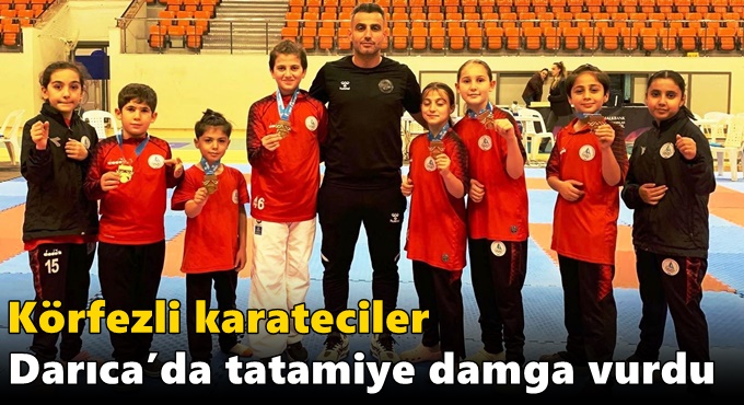 Körfezli karateciler Darıca’da tatamiye damga vurdu