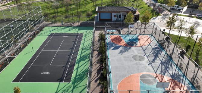 Büyükşehir’den spor sahalarına yenileme çalışması