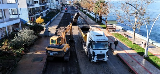 Gölcük Halıdere Sahil Caddesi’ne kapsamlı yenileme